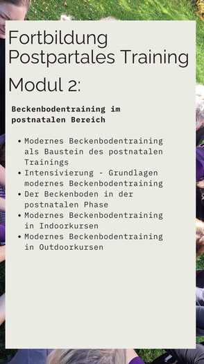 Modul 2 Postpartales Training