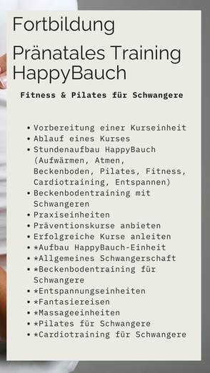 Fortbildung Pränatales Training