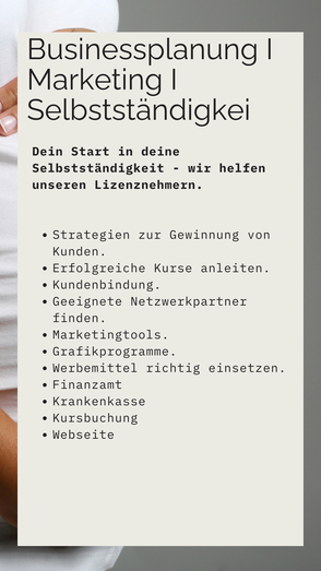 Businessplanung I Marketing