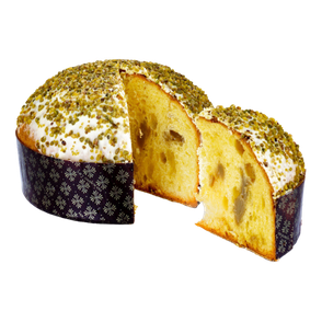 Panettone Artigianale 750gr von Familenbetrieb Dinkelmehl und Mandelteig