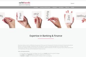 safehands, Expertise in Banking & Finance, Aarau und Zürich