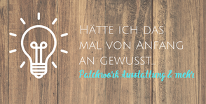 Text auf Holzuntergrund Patchwork Tipps