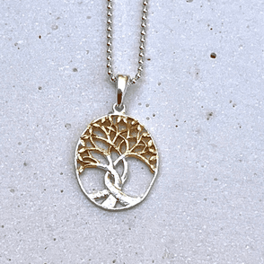 Kette mit Baum des Lebens Anhänger
