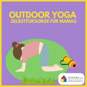 Das ist die Grafik zu unserem Angebot "Outdoor Yoga".