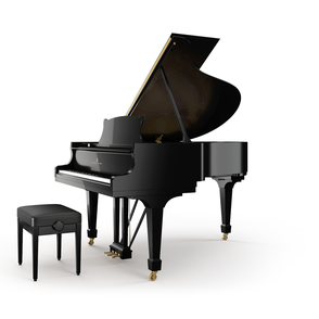 Piano quart de queue noir verni Steinberg Euterpe ou Blüthner en vente ou en location à la soirée à Bordeaux et en Gironde