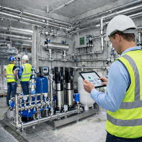 Hygiene-Erstinspektion für Trinkwasseranlagen in Hamburg.