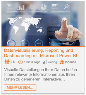 Training - Power BI: Datenvisualisierung, Reporting und Dashboarding