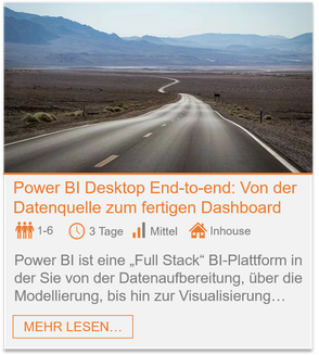 Training - Power BI Desktop: Dashboard in a day