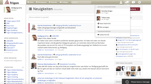 Wolfgang Grilz initiated knowledge management 2.0 in Trigon.