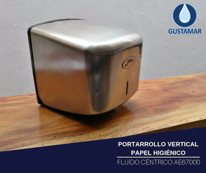 DISPENSADOR DE PAPEL HIGIÉNICO INSTITUCIONAL JOFEL FLUIDO CÉNTRICO AE67011