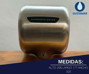 MEDIDAS DEL SECADOR DE MANOS / SECAMANOS CYCLONE TIPO XLERATOR CO3S