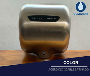 COLOR: ACERO INOXIDABLE SATINADO DEL SECADOR DE MANOS / SECAMANOS CYCLONE TIPO XLERATOR CO3S