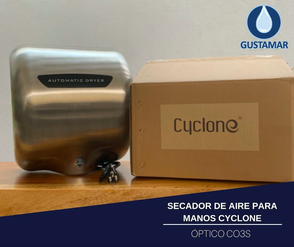 SECADOR DE MANOS / SECAMANOS CYCLONE TIPO XLERATOR CO3S