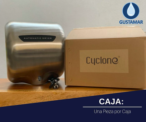 CAJA DEL SECADOR DE MANOS / SECAMANOS CYCLONE TIPO XLERATOR CO3S