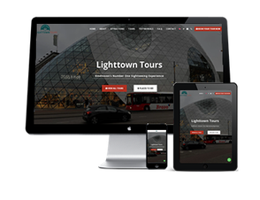 voorbeeld website lighttown tours