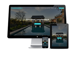 voorbeeld website Zwembad Lamellendeck