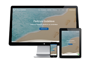 Voorbeeld pedicure en manicure website