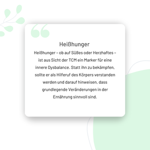 Meine Schwerpunkte: Hilfe bei Heißhunger