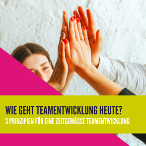 Wie geht Teamentwicklung heute?