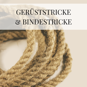 Button Gerüst- und Bindestricke