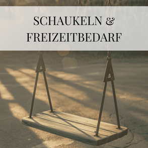 Button Schaukel und Freizeitbedarf 