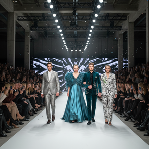 Défilé de mode sur l'espace événements du salon La vie à 2