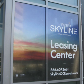 Essex Skyline Window Sign by Landmark Signs