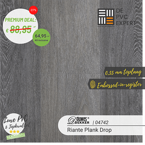 04742 DD PVC dryback Riante plank drop