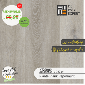 04744 DD PVC dryback Riante plank pepermunt
