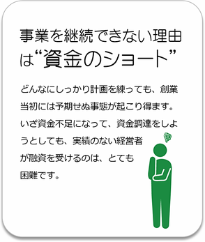 倒産の理由は資金ショートにあります