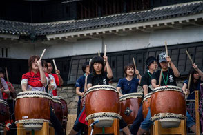 Taikō au Matsumoto-Jō (http://japon.dokokade.net/)