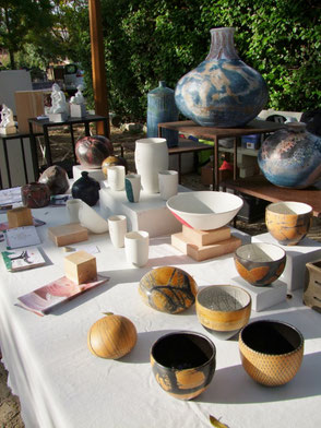 stand partagé des céramistes en pic saint loup