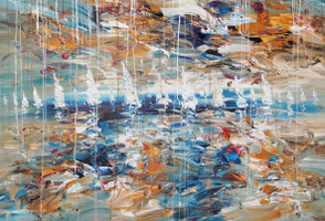 maritime vibrant painting by Peter Nottrott