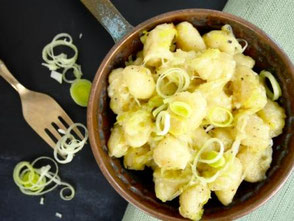 Lauch-Käse-Gnocci