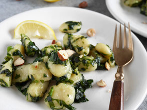 Gnocci in Bärlauchbutter