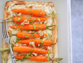 Karotten-Feta-Tarte