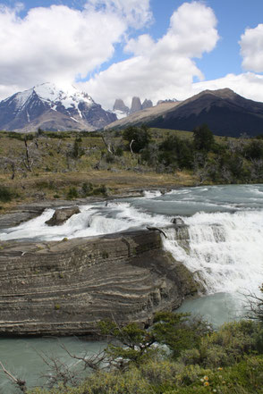 Wasserfall Torres del Paine