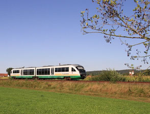 Tren regional Vogtlandbahn entre Regensburg y Hof