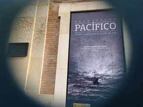 Cartel de la exposición "Pacífico. España y la Aventura de la Mar del Sur". /Lupe Rangel ©