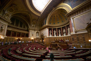 L'hémicycle du Sénat