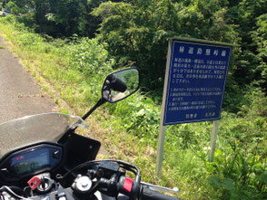 SSで林道走行!
