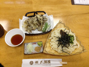 水沢うどん ラジオCMで有名な大澤屋