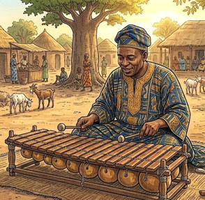 musique-afrique-sequence-5eme-balafon