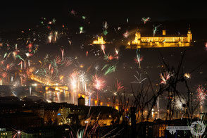 Würzburg fireworks newyearseve silvester castle Festung Marienberg mattkeyworth Photographen Fotograf Würzburg