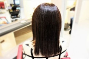 縮毛矯正　ヘアカラー