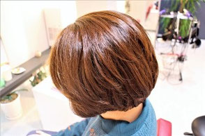 縮毛矯正　デジタルパーマ　ヘアカラー