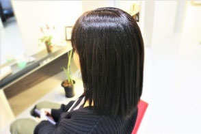 縮毛矯正　ヘアカラー