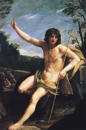Saint Jean-Baptiste de Guido Reni - Exposé à Londres (Angleterre) au Dulwich Picture Gallery.