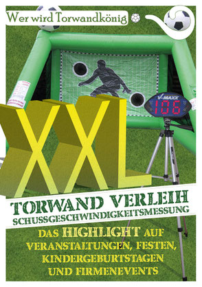 Torwand mieten Frankfurt Eventmodule Verleih Sandra Minnert Eventservice Torwandschießen