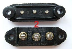 ПС2-А2 (ПС3-А2, 20-3723011-А1) Klemmleiste Klemmenleiste GAZ-69, GAZ-69A. Terminal block / strip GAS GAS 69, GAS 69A. Панель соединительная проводов ГАЗ 69, ГАЗ 69А.